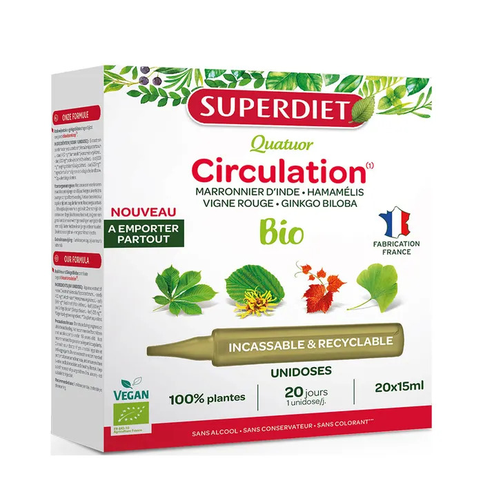 Super Diet Circulation unidose bio 20x15ml